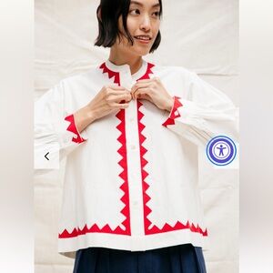 Nikki Chasin Alpha Buttondown